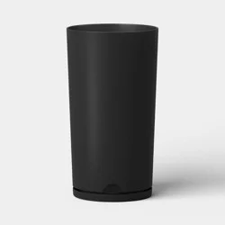 Recycled Resin Indoor Outdoor Planter 12"x21" Black - Room Essentials™