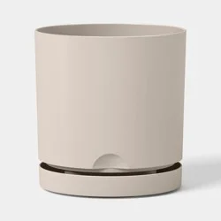 Recycled Resin Indoor Outdoor Planter Tan 8"- Room Essentials™