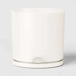 Recycled Resin Indoor Outdoor Planter 12" White - Room Essentials™