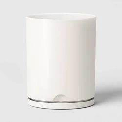 Recycled Resin Indoor Outdoor Planter 14"x16" White - Room Essentials™