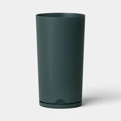 Recycled Resin Indoor Outdoor Planter 12"x21" Green - Room Essentials™