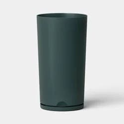 Recycled Resin Indoor Outdoor Planter 12"x21" Green - Room Essentials™
