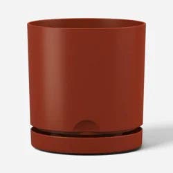 Recycled Resin Indoor Outdoor Planter Dark Red 8" - Room Essentials™