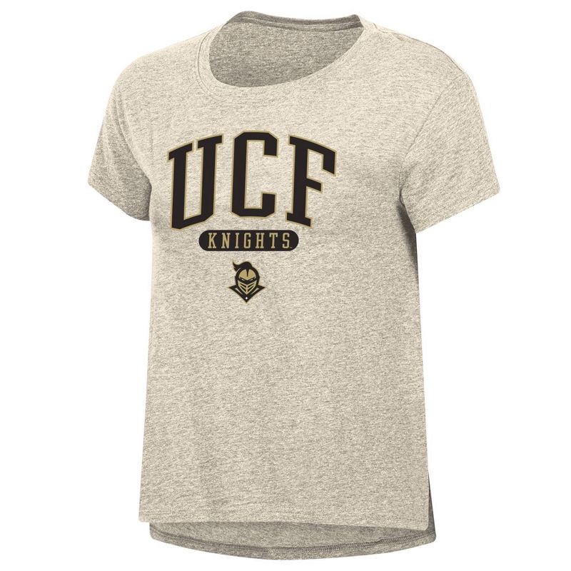 slide 1 of 3, NCAA UCF Knights Women's Oatmeal T-Shirt - M: Cotton-Polyester Blend,, 1 ct