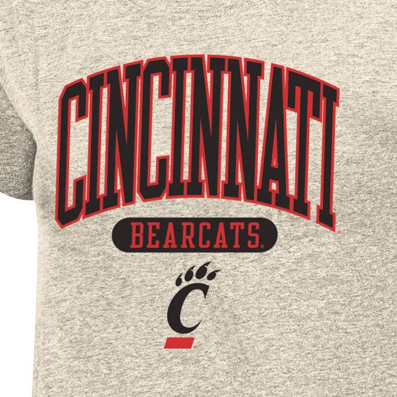slide 3 of 3, NCAA Cincinnati Bearcats Women's Oatmeal T-Shirt - S, 1 ct