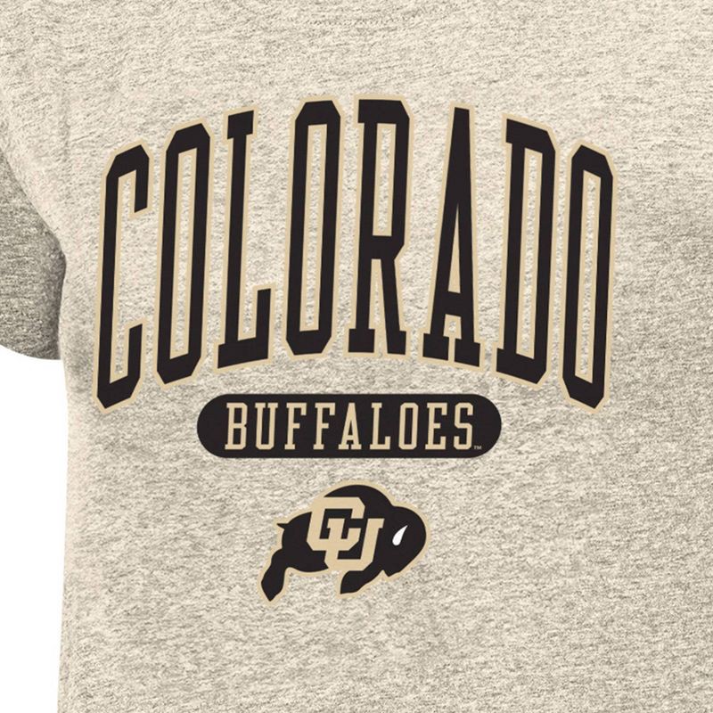 slide 3 of 3, NCAA Colorado Buffaloes Women's Oatmeal T-Shirt - L, 1 ct