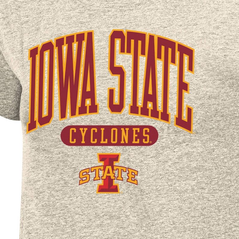 slide 3 of 3, NCAA Iowa State Cyclones Women's Oatmeal T-Shirt - XL, 1 ct