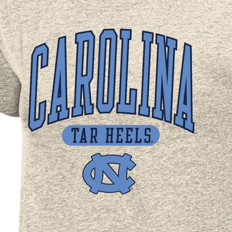 slide 3 of 3, NCAA North Carolina Tar Heels Women's Oatmeal T-Shirt - S, 1 ct