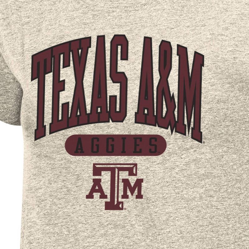 slide 3 of 3, NCAA Texas A&M Aggies Women's Oatmeal T-Shirt - XL, 1 ct