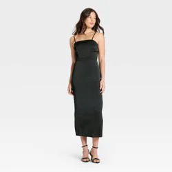 Women's Column Slip Maxi Dress - A New Day™ Black XS