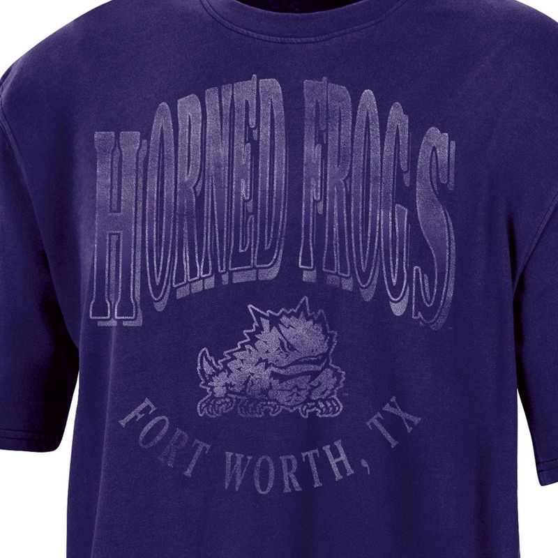 slide 3 of 3, NCAA TCU Horned Frogs Women's Fashion T-Shirt - XL, 1 ct