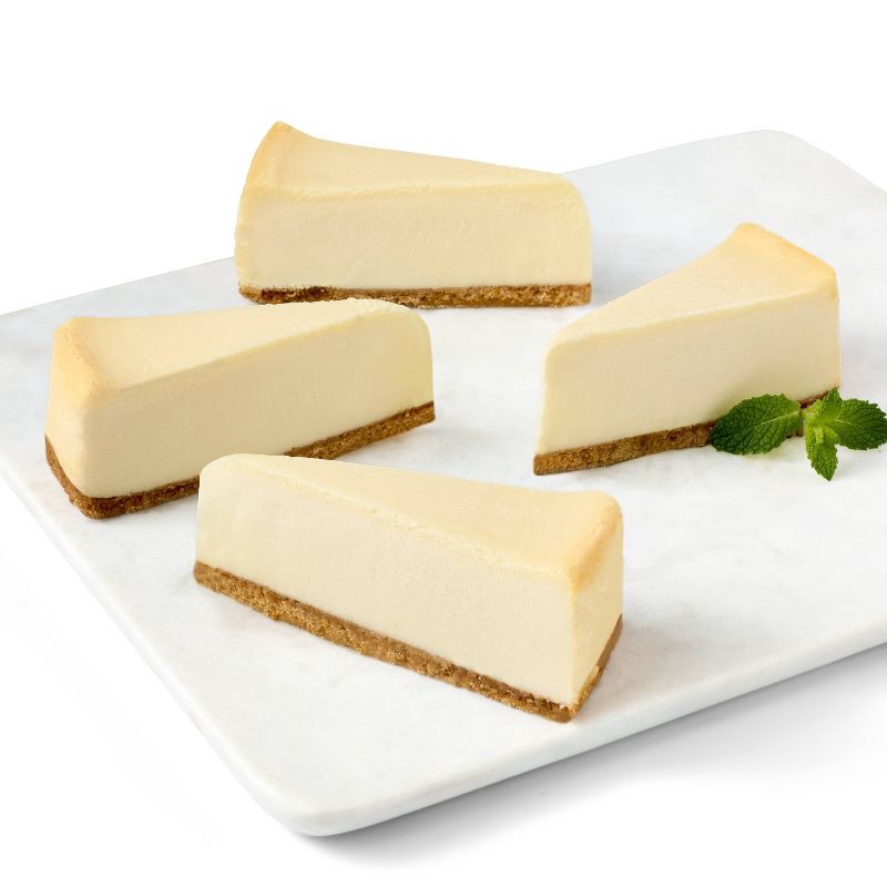 slide 4 of 4, New York Style Cheesecake Slices - 12oz/4ct - Favorite Day™, 4 ct; 12 oz