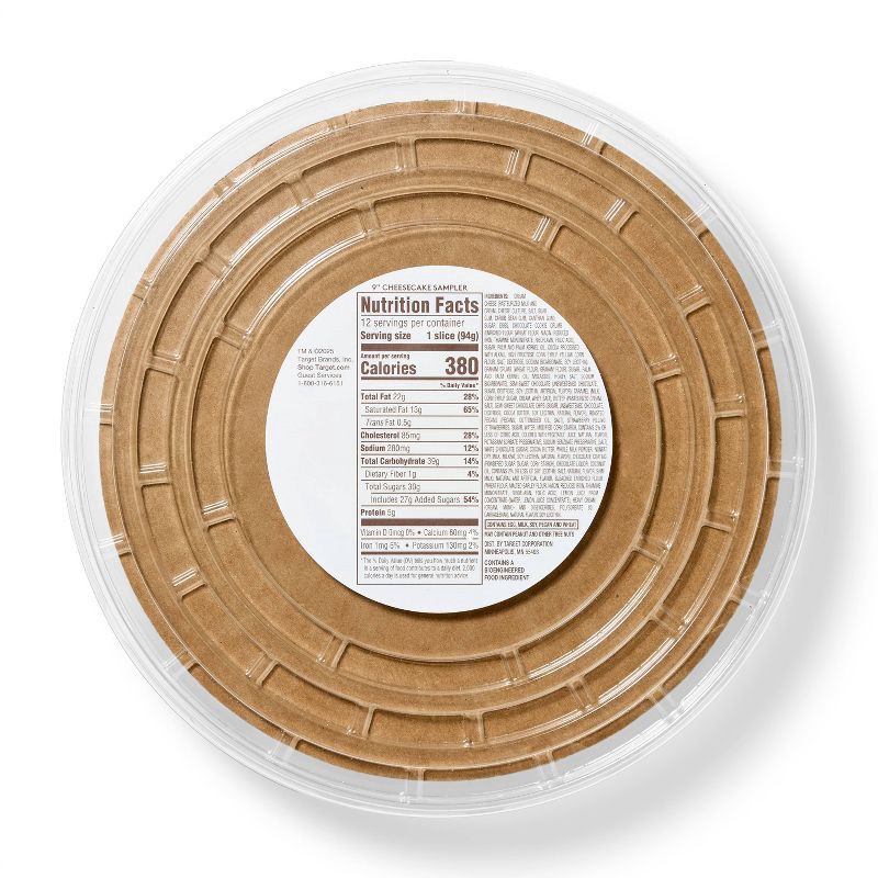 slide 2 of 3, 9" Cheesecake Sampler - 40oz/12ct- Favorite Day™, 40 oz, 12 ct