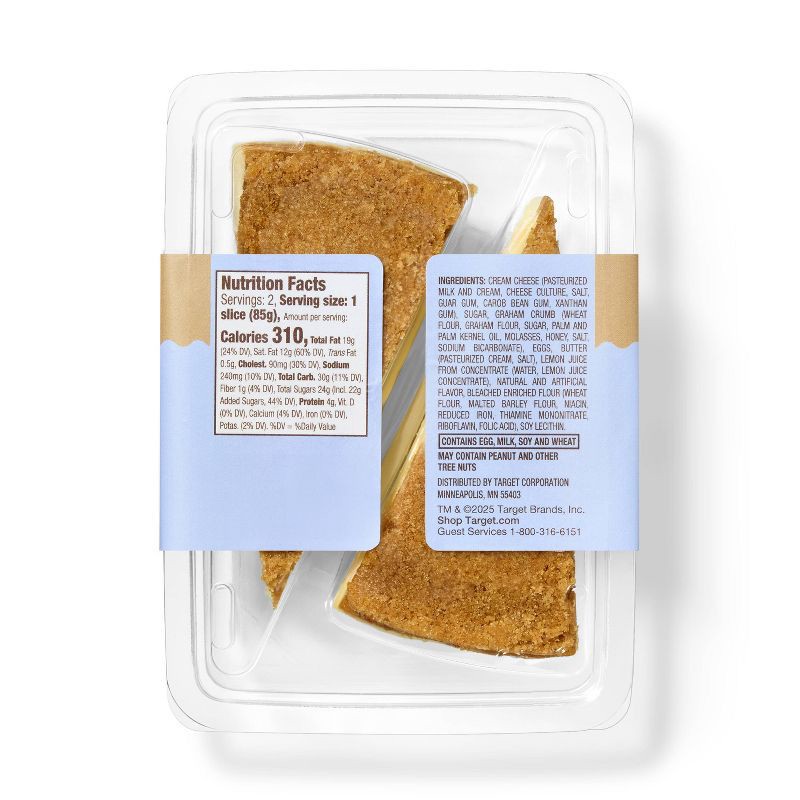 slide 2 of 3, New York Style Cheesecake Slices - 6oz/2ct - Favorite Day™, 2 ct; 6 oz