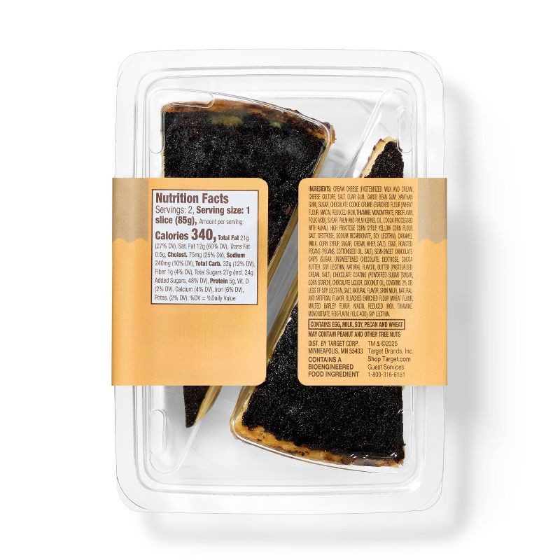 slide 2 of 3, Turtle Cheesecake Slices - 6oz/2ct - Favorite Day™, 2 ct; 6 oz
