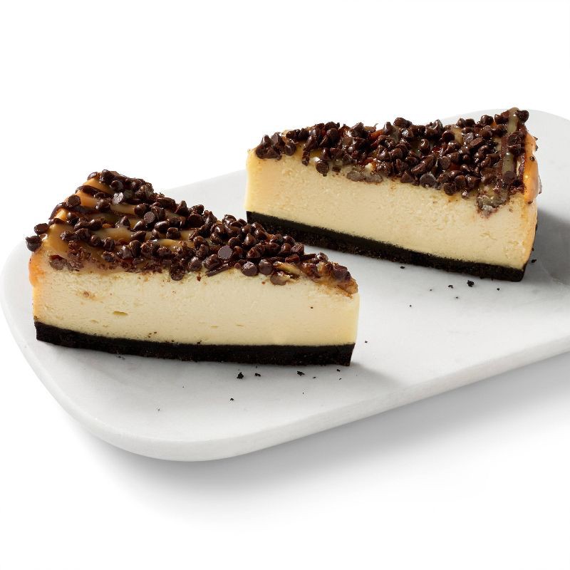 slide 3 of 3, Turtle Cheesecake Slices - 6oz/2ct - Favorite Day™, 2 ct; 6 oz