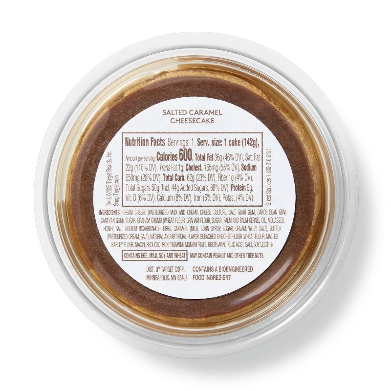 slide 2 of 3, Mini Salted Caramel Cheesecake - 5oz - Favorite Day™, 5 oz