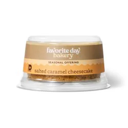Mini Salted Caramel Cheesecake - 5oz - Favorite Day™