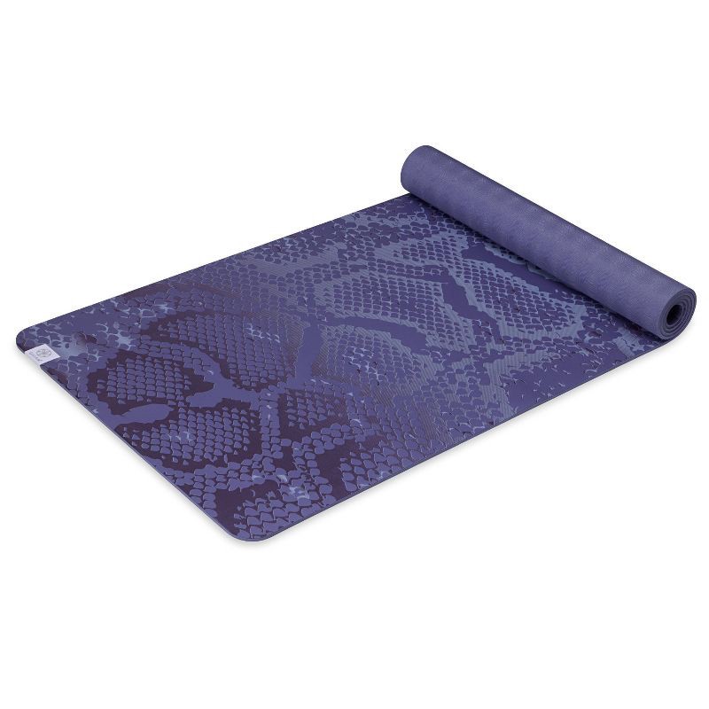 slide 3 of 6, Gaiam Studio Select Dry-Grip Yoga Mat Snake - Purple - (5mm), 1 ct