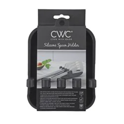 Cook With Color Silicone Utensil Rest Gray