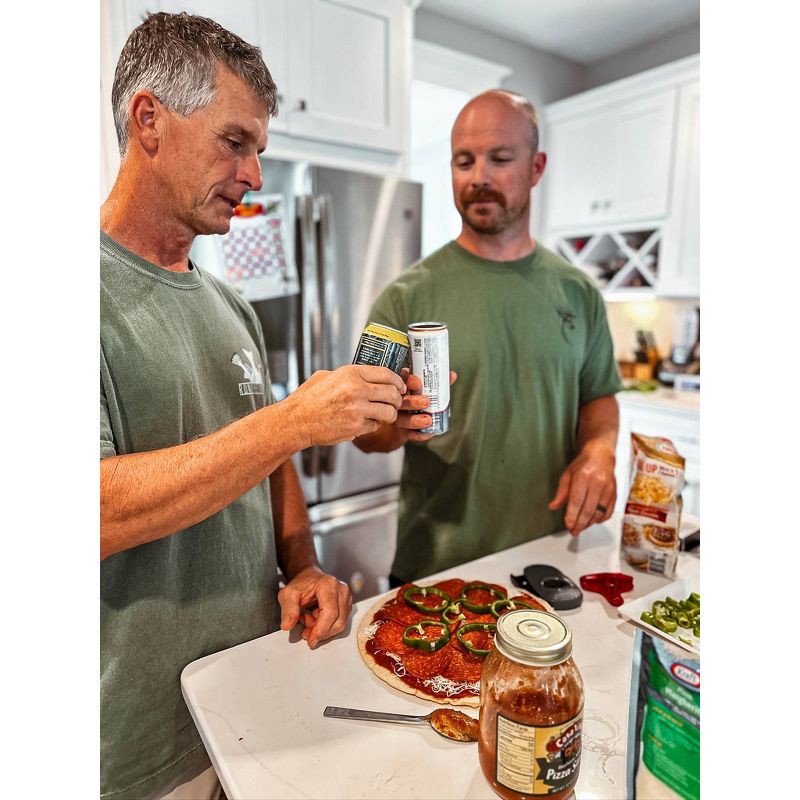 slide 13 of 18, Draft Top Topless Beverage Can Opener Black, 1 ct