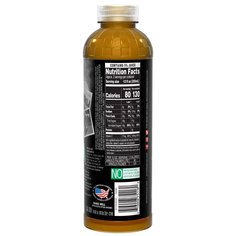 slide 2 of 4, AriZona Arnold Palmer Iced Tea Lemonade - 20 fl oz, 20 fl oz