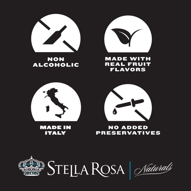 slide 7 of 15, Stella Rosa Naturals Non-Alcoholic Black Wine - 750ml Bottle, 750 ml