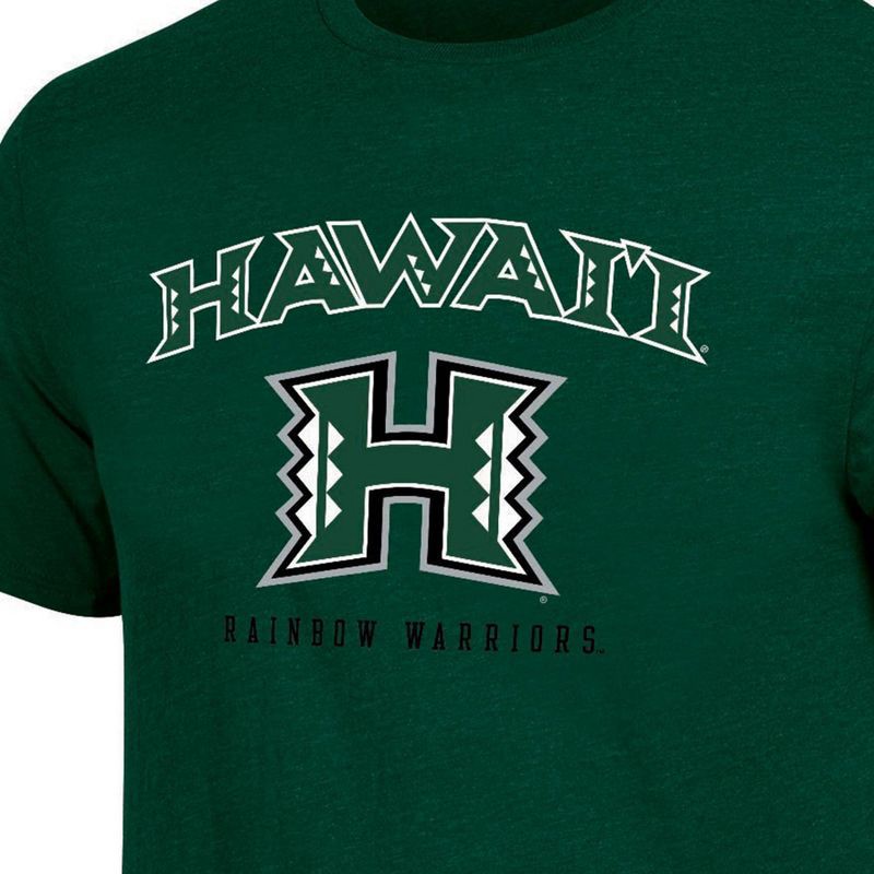 slide 3 of 3, NCAA Hawaii Rainbow Warriors Men's Core T-Shirt - M: Fit, Lightweight Jersey, 1 ct