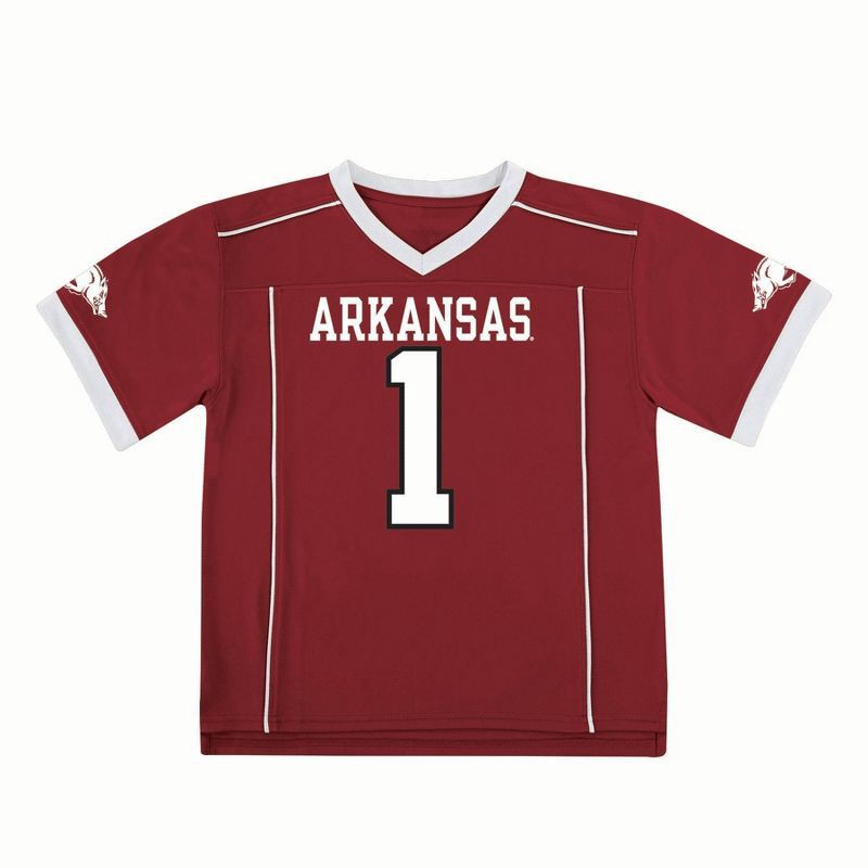 slide 1 of 3, NCAA Arkansas Razorbacks Toddler Boys' Jersey - 2T, 1 ct