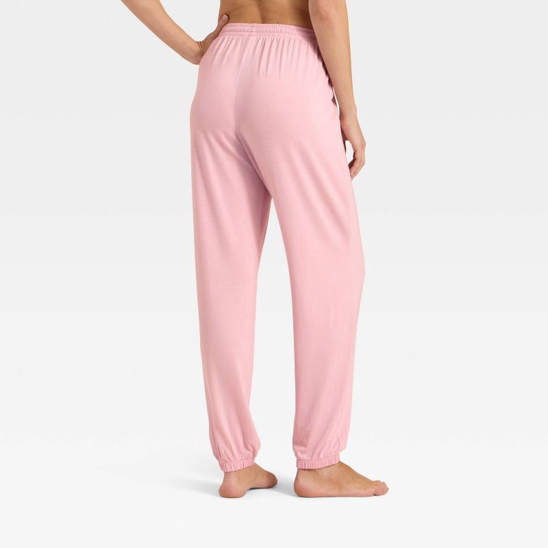slide 2 of 5, Women's Jersey Jogger Pajama Pants - Auden™ Light Pink S, 1 ct