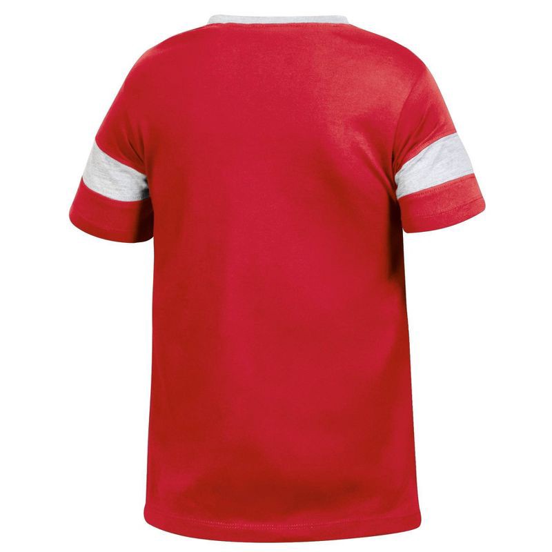 slide 2 of 3, NCAA UNLV Rebels Girls' Knot T-Shirt - M: Cotton-Polyester Blend, Relaxed Fit, 1 ct