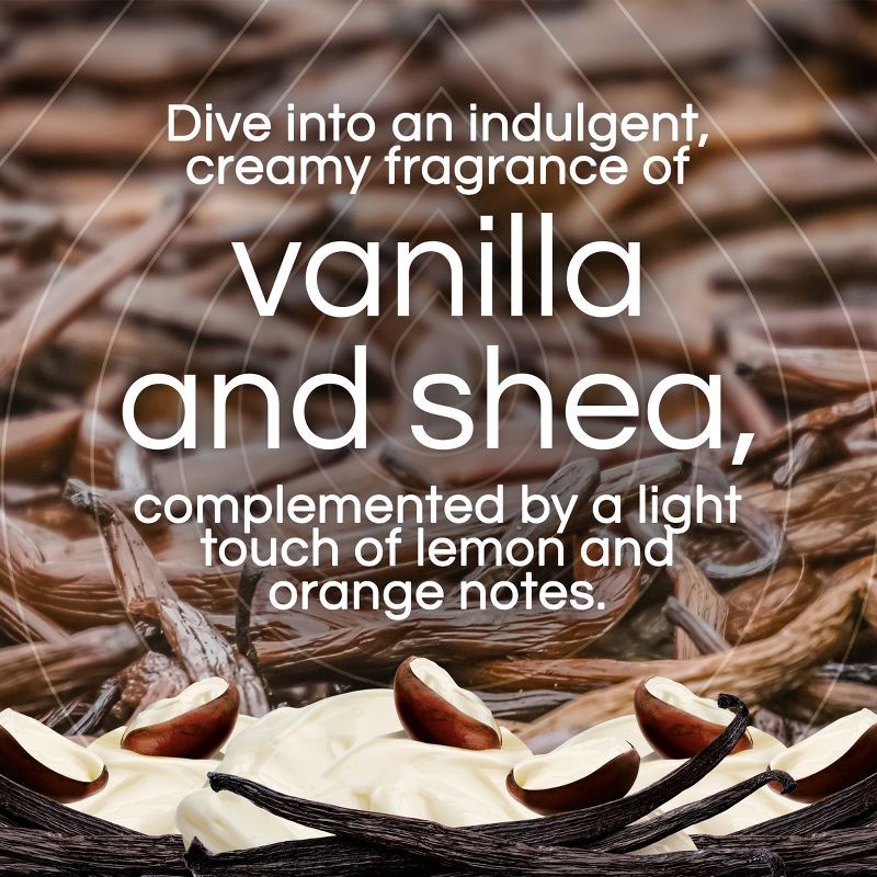slide 4 of 9, Air Wick Vibrant Plug-in Scented Oil Air Freshener Refills - Sweet Vanilla & Shea Butter - 4pk, 4 ct