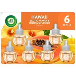 Air Wick Plug-in Scented Oil Air Freshener Refills - Hawaii - 6pk