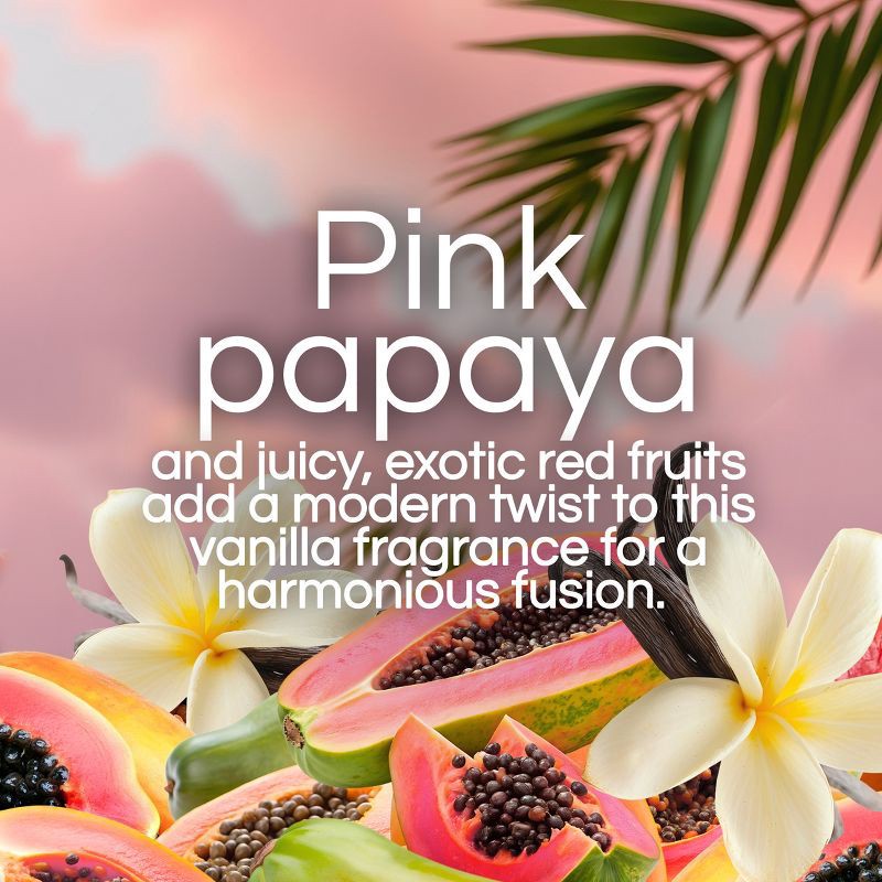 slide 4 of 9, Air Wick Plug-in Scented Oil Air Freshener Refills - Vanilla & Pink Papaya - 4pk, 4 ct