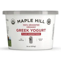 Maple Hill Creamery Plain Greek Yogurt - 16oz