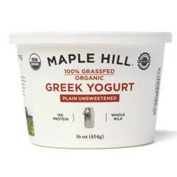 Maple Hill Creamery Plain Greek Yogurt - 16oz