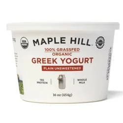 Maple Hill Creamery Plain Greek Yogurt - 16oz