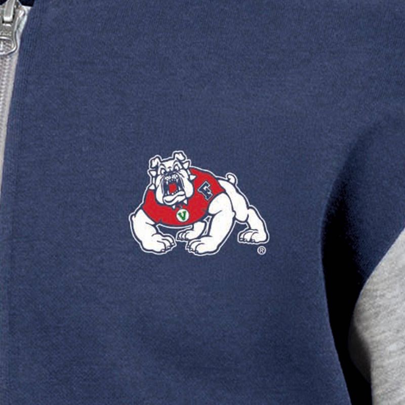 slide 3 of 3, NCAA Fresno State Bulldogs Boys' Buffalo Checkered Fleece T-Shirt - S, 1 ct
