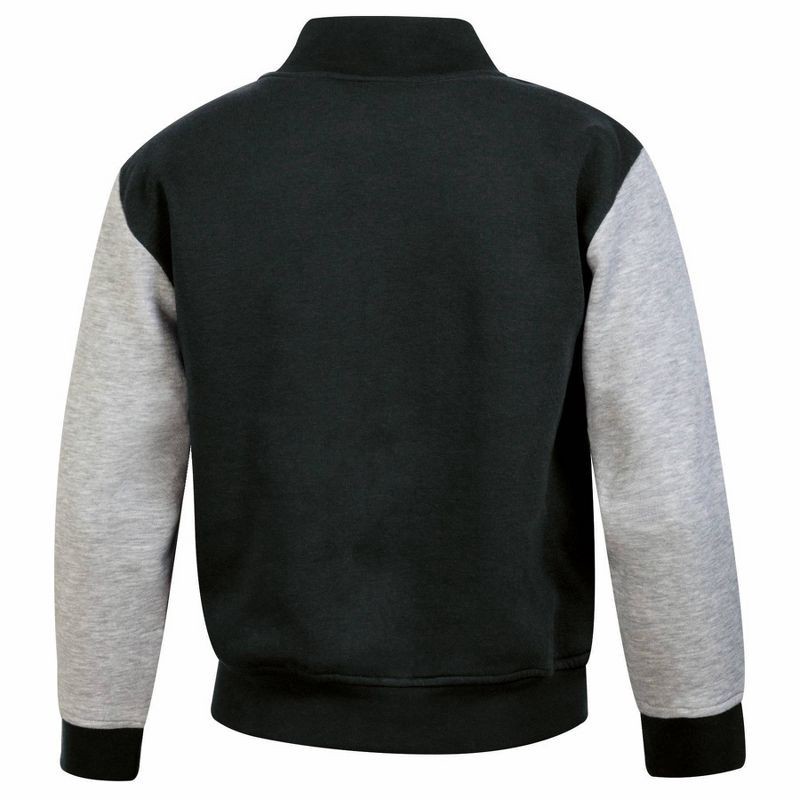 slide 2 of 3, NCAA Utah Utes Boys' Buffalo Checkered Fleece T-Shirt - M: Cotton-Polyester Blend, Zip-Off Hood, 1 ct