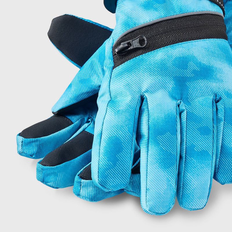 slide 2 of 3, Boys' Premium Ski Glove - All In Motion™ Blue 5-7, 1 ct