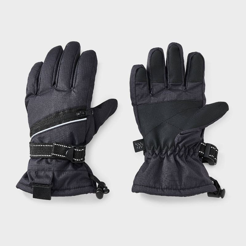 slide 1 of 3, Kids' Premium Ski Glove - All In Motion™ Black 14-16, 1 ct