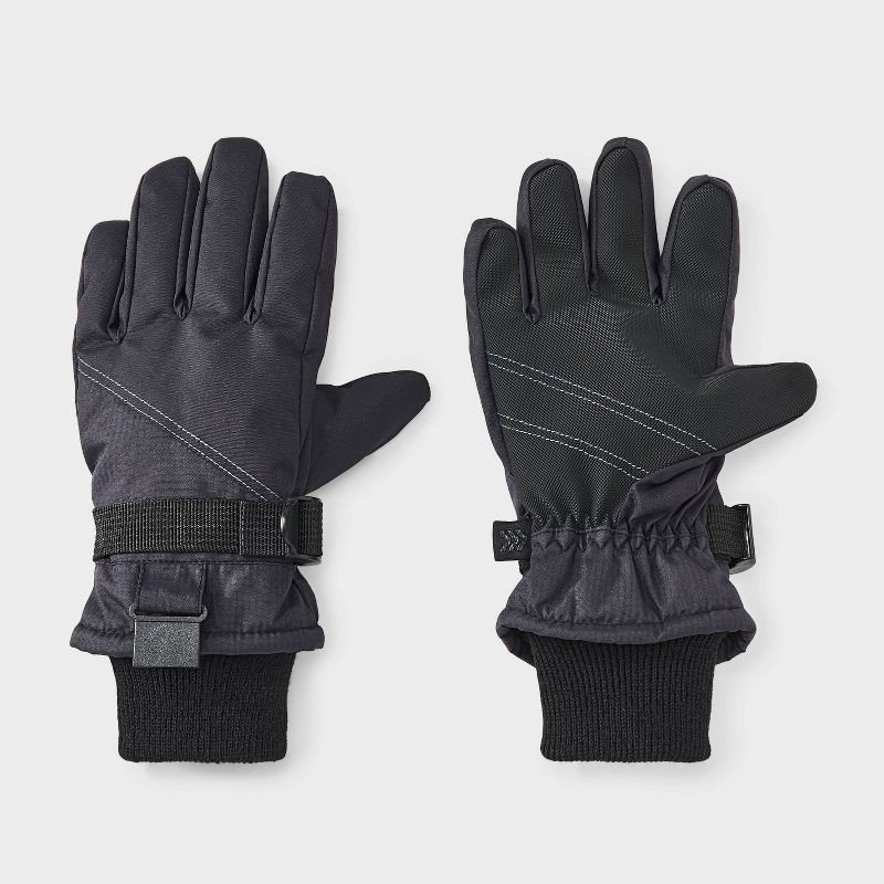 slide 1 of 3, Kids' Ski Glove - All In Motion™ Black 5-7, 1 ct