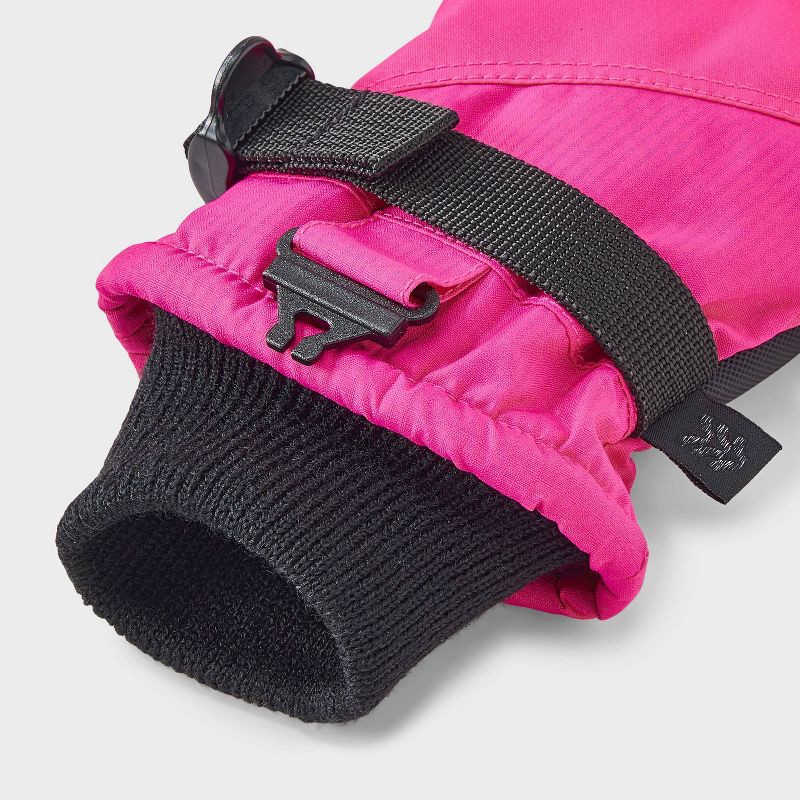 slide 3 of 3, Girls' Ski Glove - All In Motion™ Pink 8-12, 1 ct
