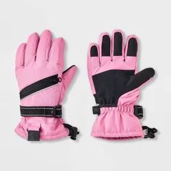 Girls' Premium Ski Glove - All In Motion™ Pink 5-7