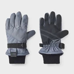 Boys' Ski Glove - All In Motion™ Gray 8-12