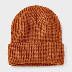 Boys' Waffle Beanie Hat - art class™ Brown