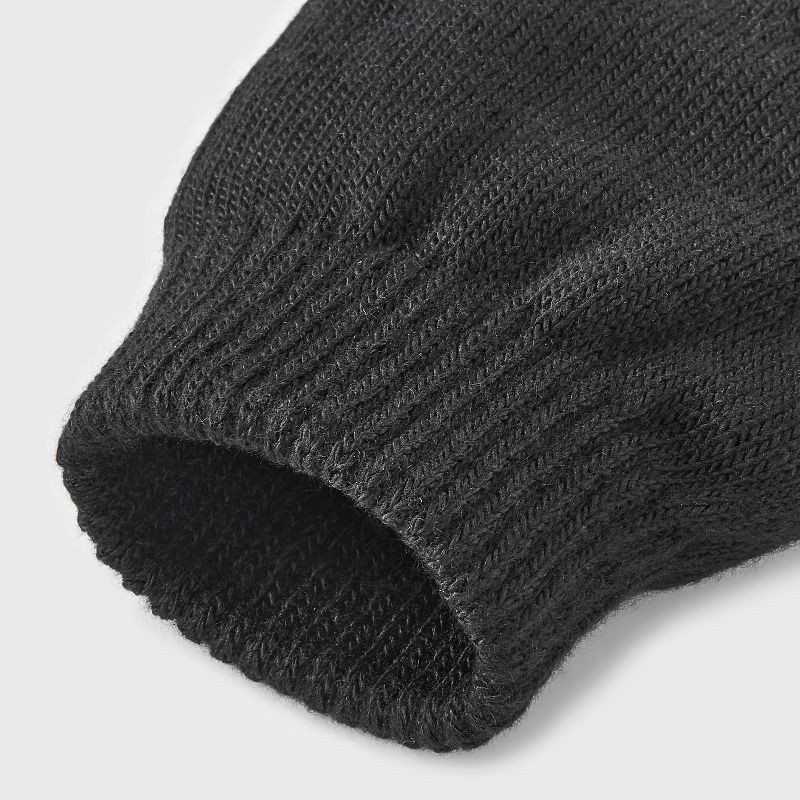 slide 3 of 3, Kids' 3pk Value Glove - Cat & Jack™ Black, 3 ct