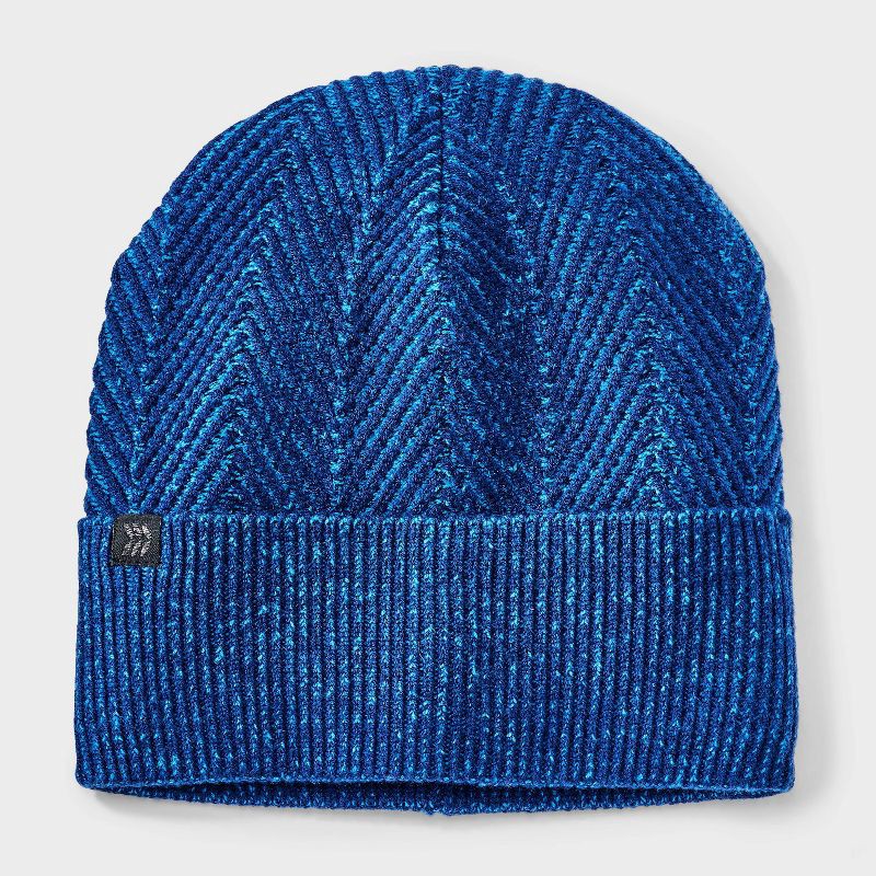 slide 1 of 3, Kids' Knit Beanie Hat - All In Motion™ Navy Blue, 1 ct