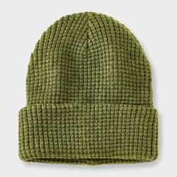 Boys' Waffle Beanie Hat - art class™ Green