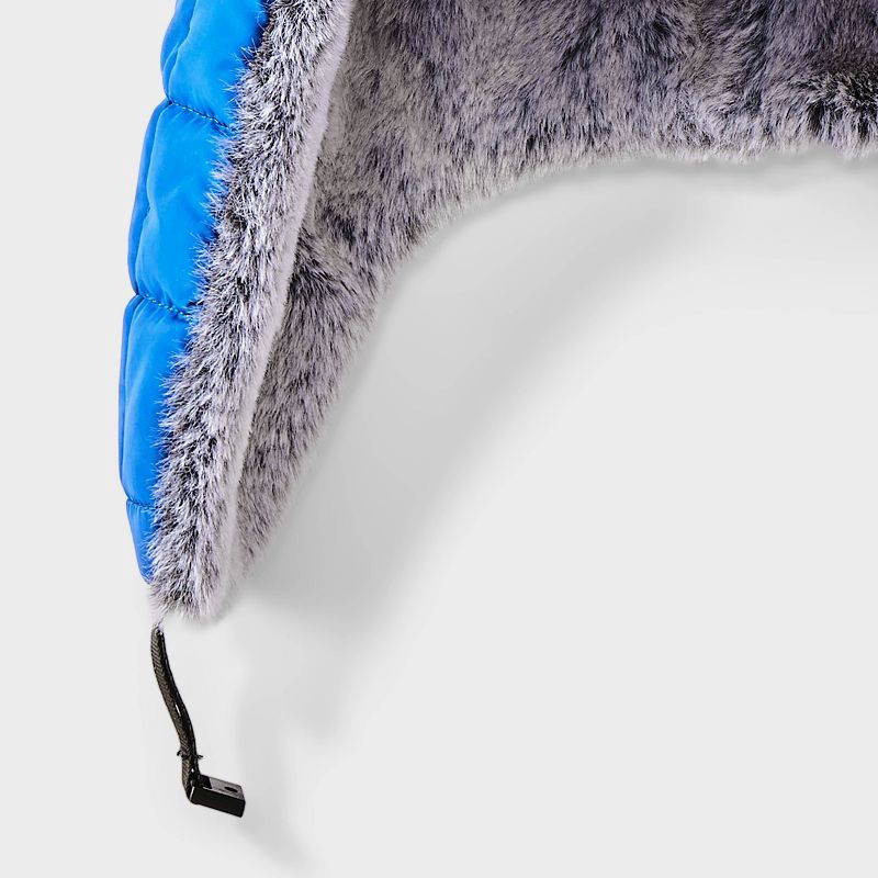 slide 3 of 3, Boys' Puffer Quilted Tapered Hat - Cat & Jack™ Blue, 1 ct